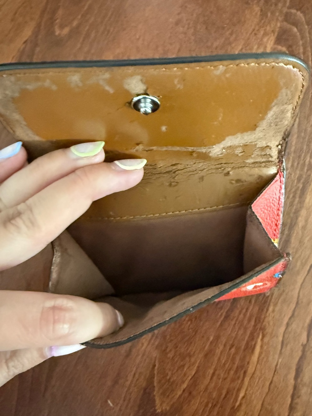 Coach Floral Compact Wallet - Picture 5 of 8